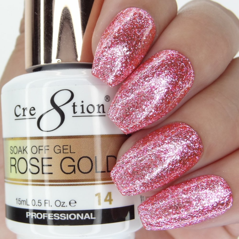 14 Rose Gold - Cre8tion Soak-off Gel