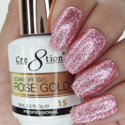 15 Rose Gold - Cre8tion Soak-off Gel