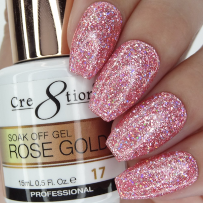 Rose Gold #17 - Cre8tion Soak-off Gel