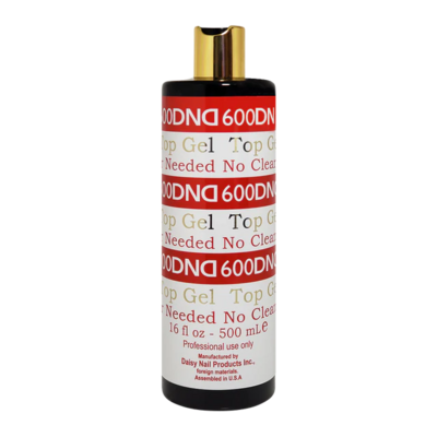 DND 600 No Cleanse Top Gel 16 oz