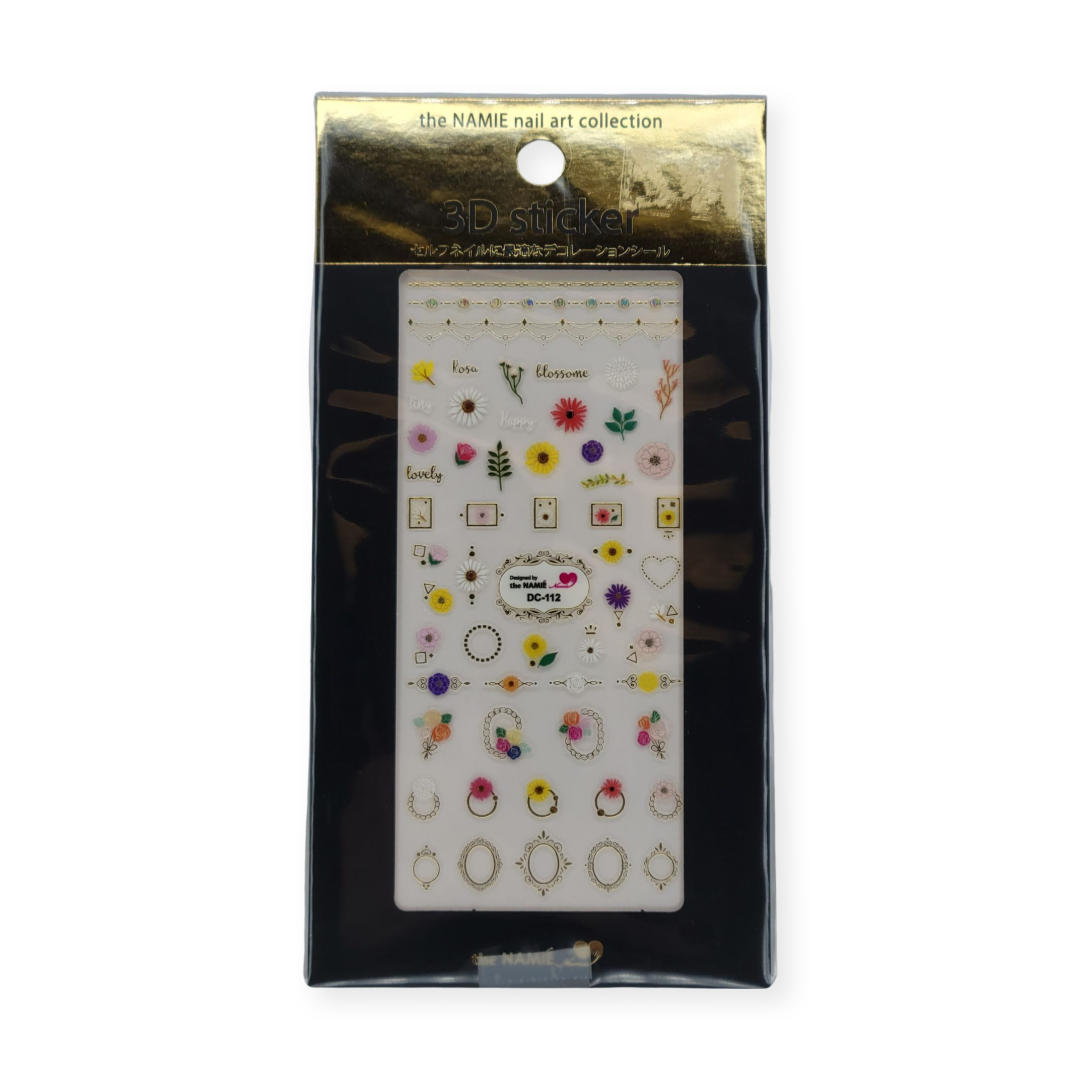 3D Nail Sticker by Namie, 1 pack
