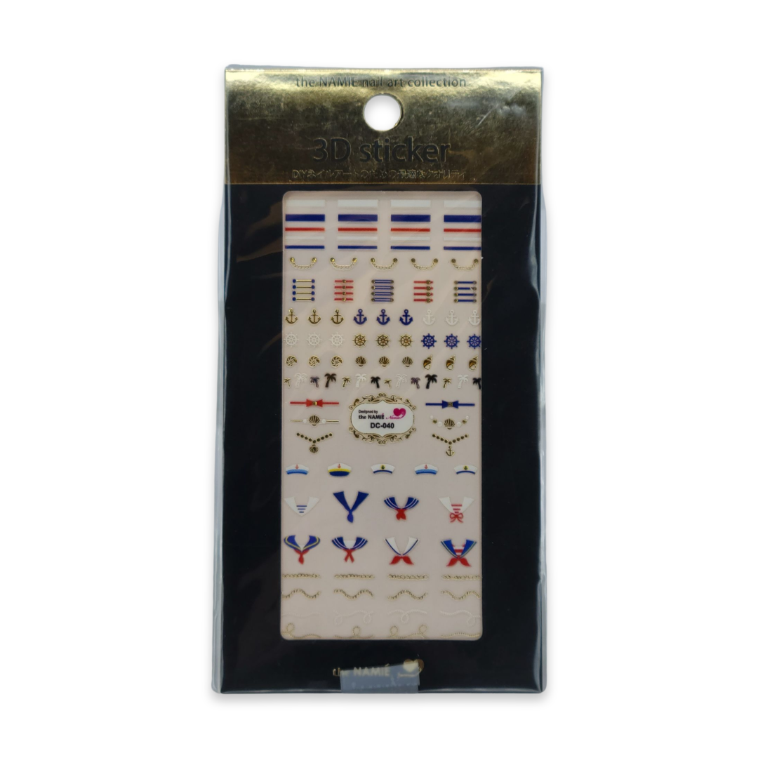 3D Nail Sticker by Namie, 1 pack