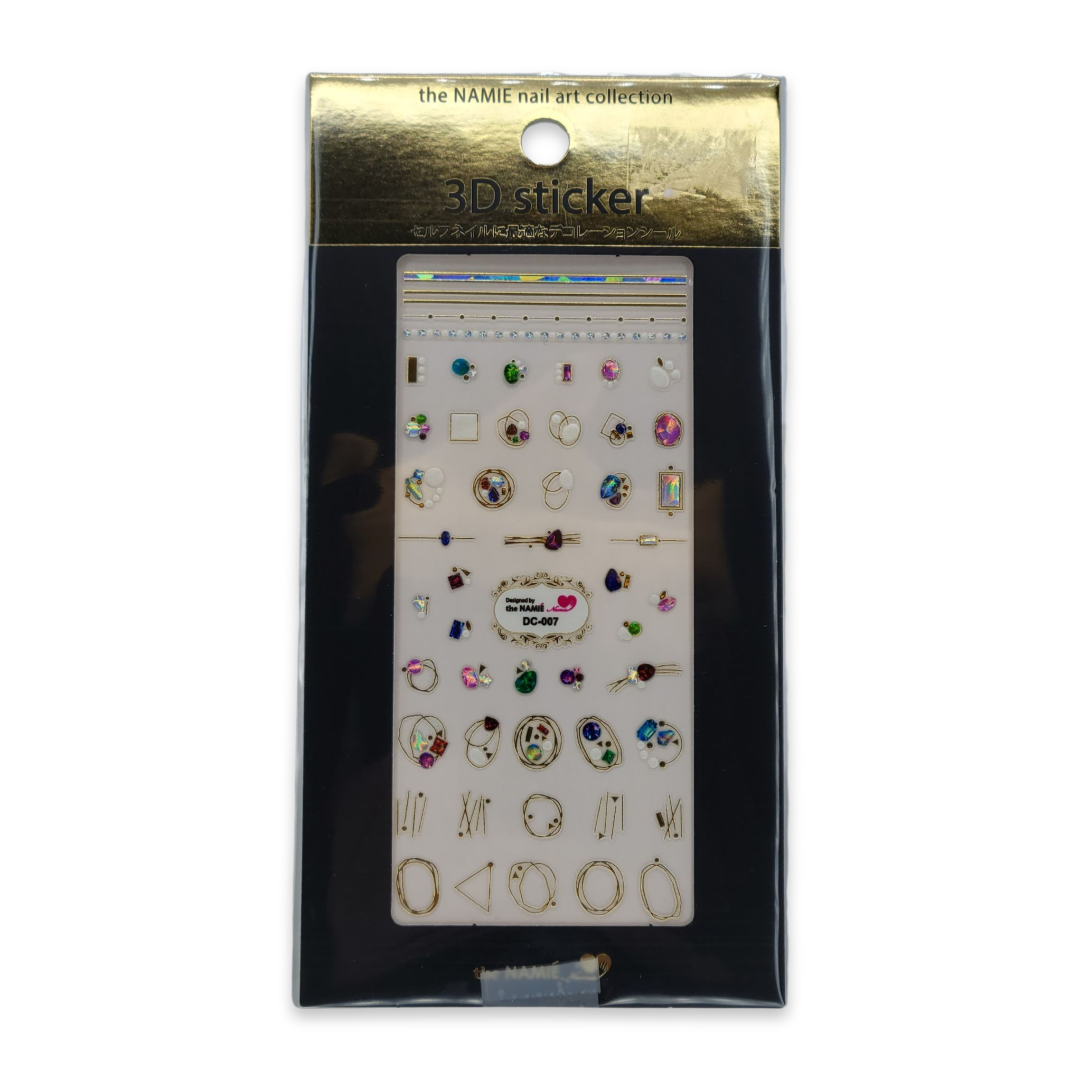 3D Nail Sticker by Namie, 1 pack