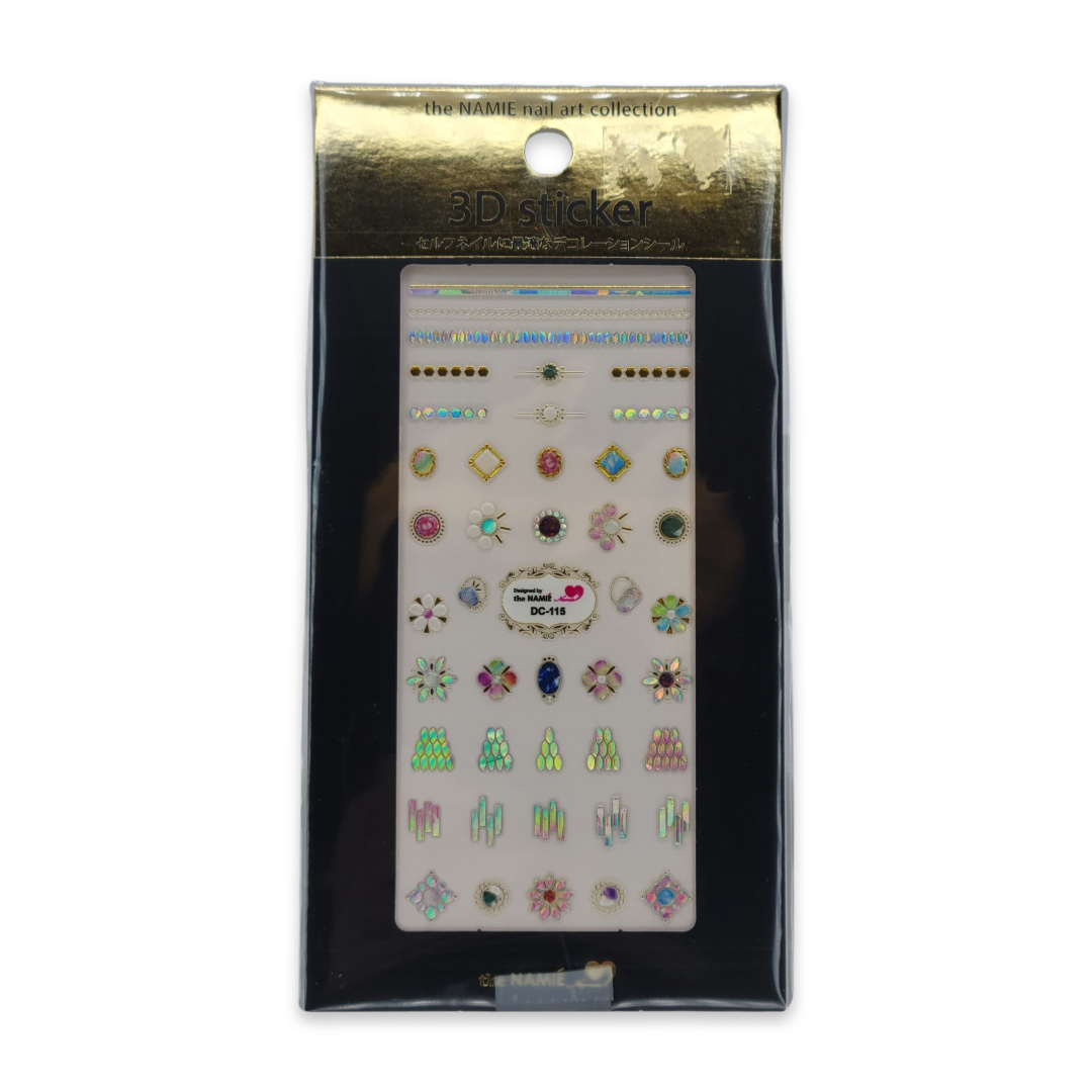3D Nail Sticker by Namie, 1 pack