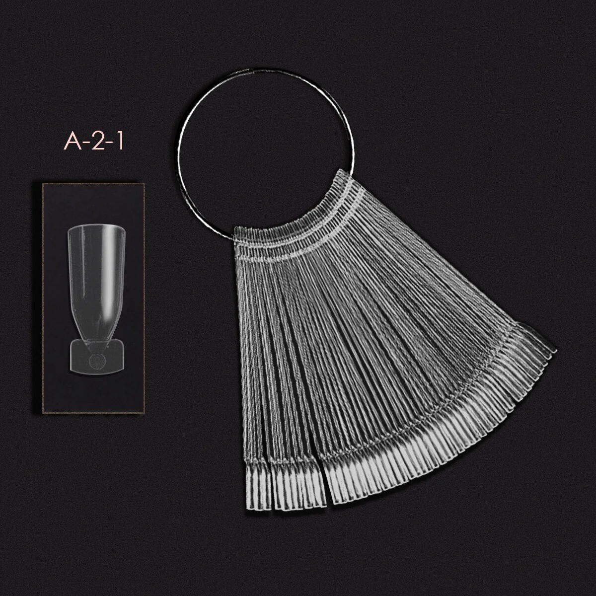 Clear Square Tip Swatch - 50pcs with O-Ring