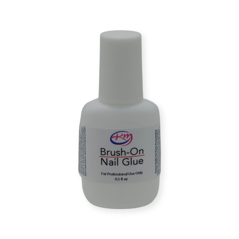 KM Brush On Nail Glue 0.5oz - 1pc