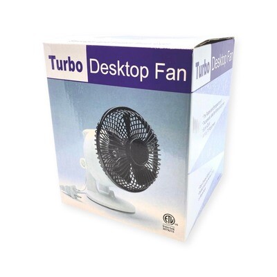 Turbo Desktop Fan - Black