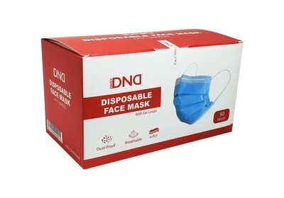 DND - Disposable Face Mask (50 Pieces)