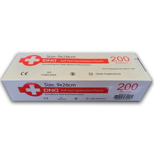Self Seal Sanitization Pouch - 9x26cm (LARGE)