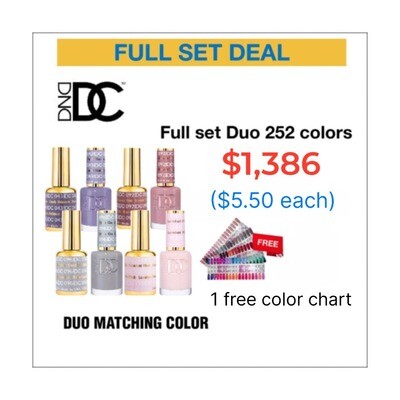 DC DUO Full Collection - 252 Colors