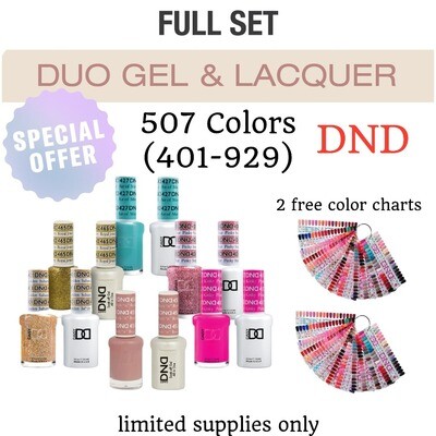 DND Duo Matching Color - Whole Set 507 colors #401-#929 w/ Color Charts - $5 / $6 each