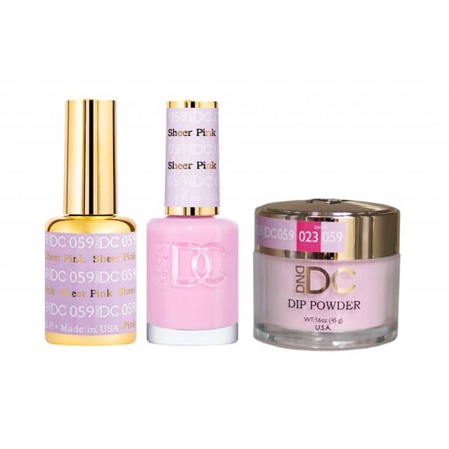 Sheer Pink DC 059 - DC Trio