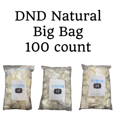 DND Natural Tips - Big Bag 100 count