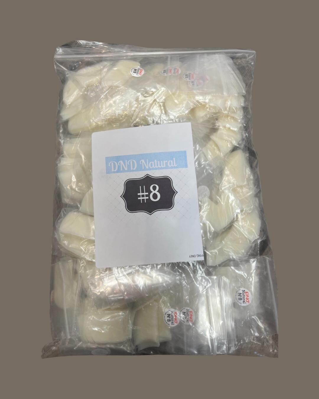 #8 - DND Natural Tip - BIG BAG 100pcs