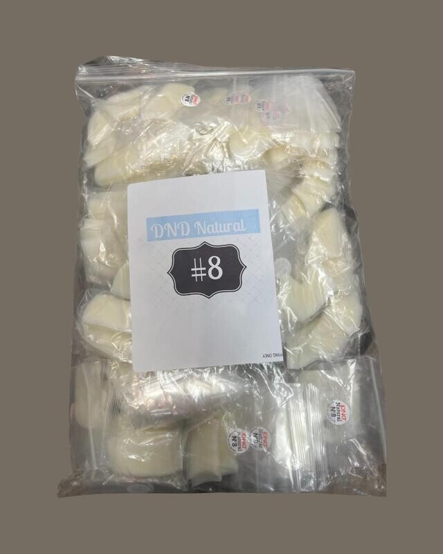 #8 - DND Natural Tip - BIG BAG 100pcs