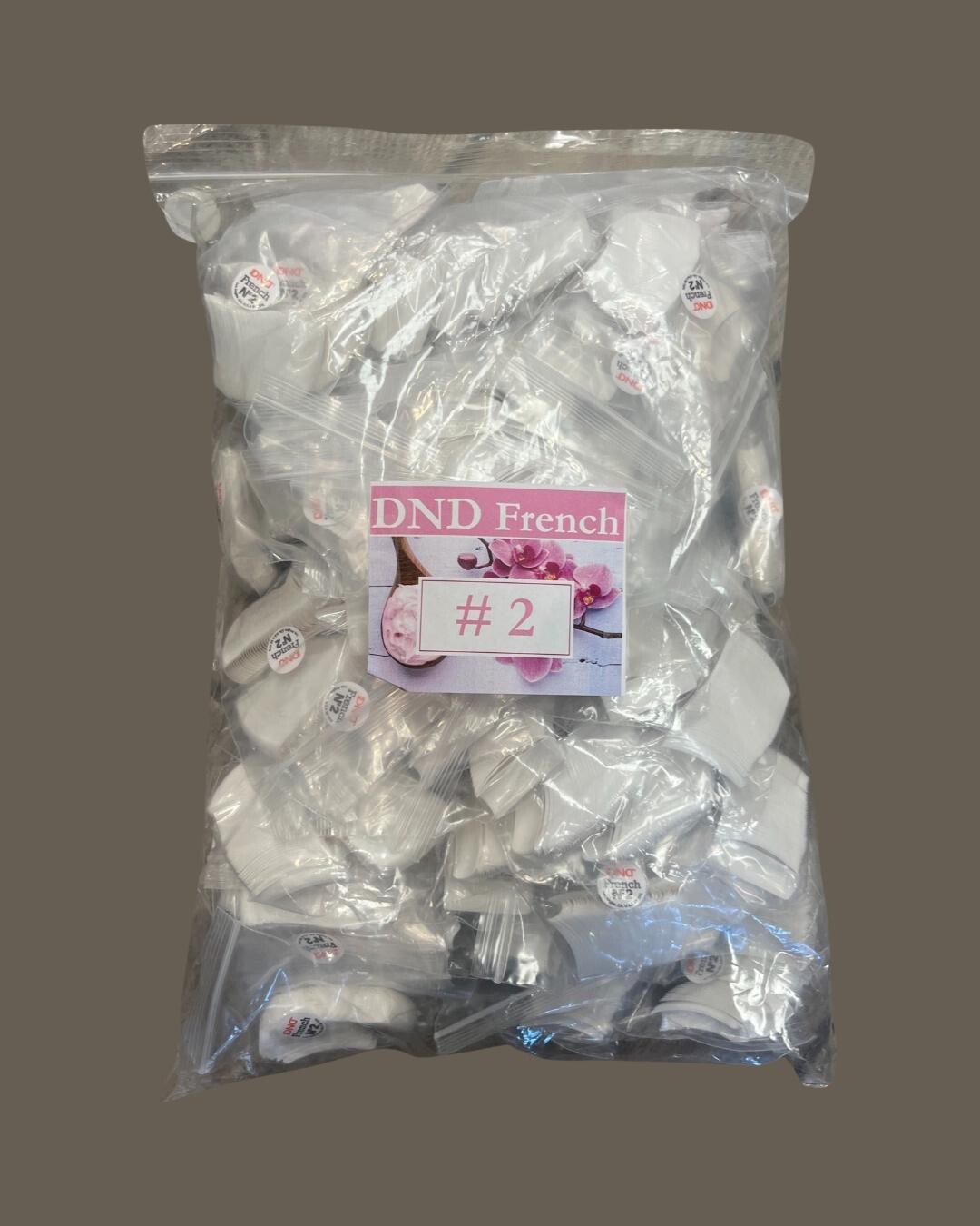 #2 - DND French Tip - BIG BAG 100pcs