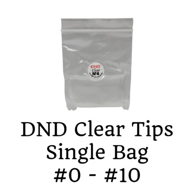 DND Clear Tips - Single Bag