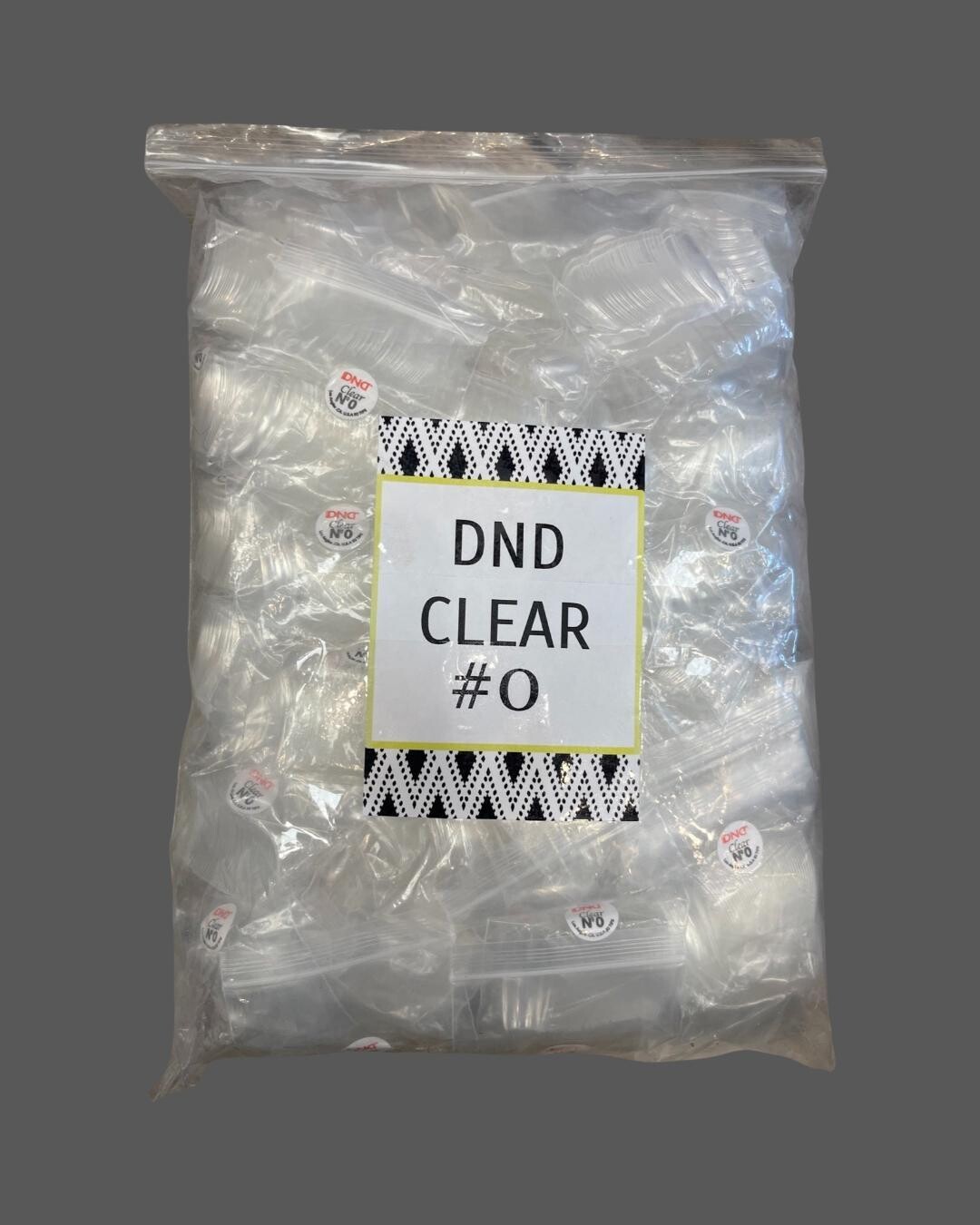 #0 - DND Clear Tip - BIG BAG 100pcs