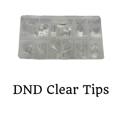 DND Clear Nail Tips