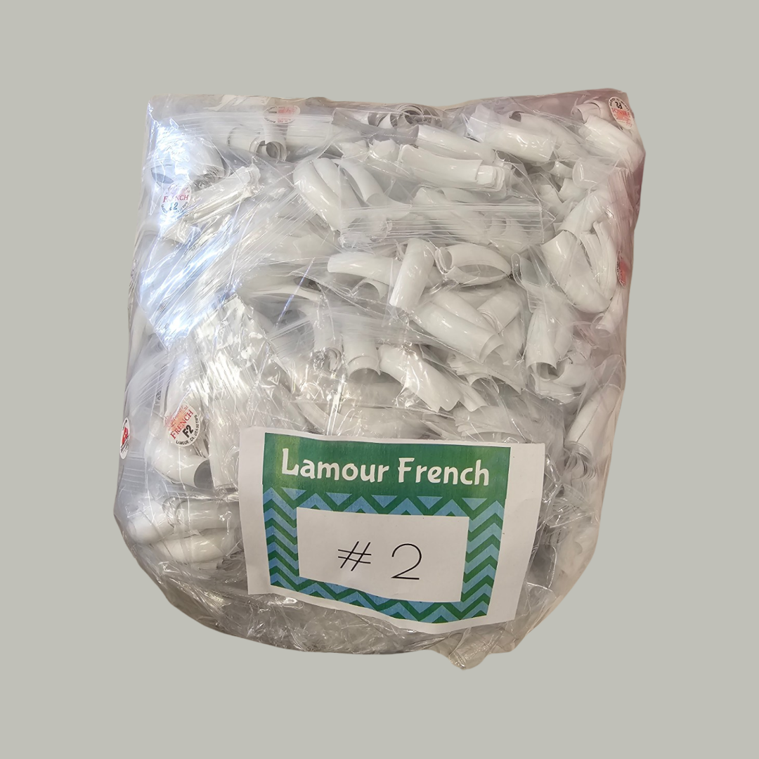 F2 - Lamour French Tip - BIG BAG 100pcs