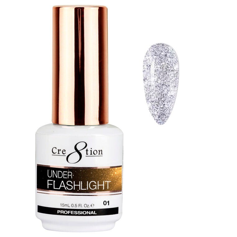 Cre8tion Under Flashlight (Reflective) Gel - #01
