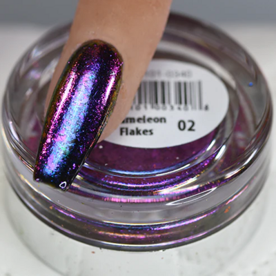 Cre8tion Chameleon Flakes - Nail Art Effect 0.5g - #02