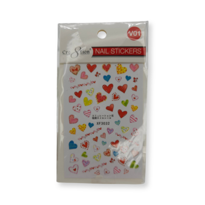 Cre8tion Nail Stickers - Heart Variety