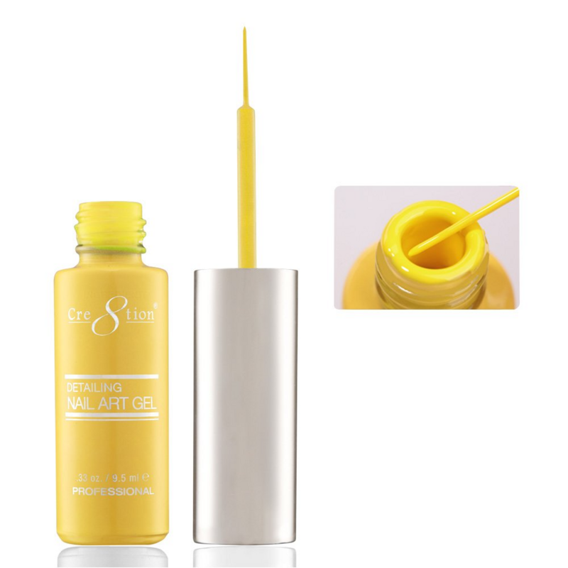 04 Yellow - Cre8tion Nail Art Gel