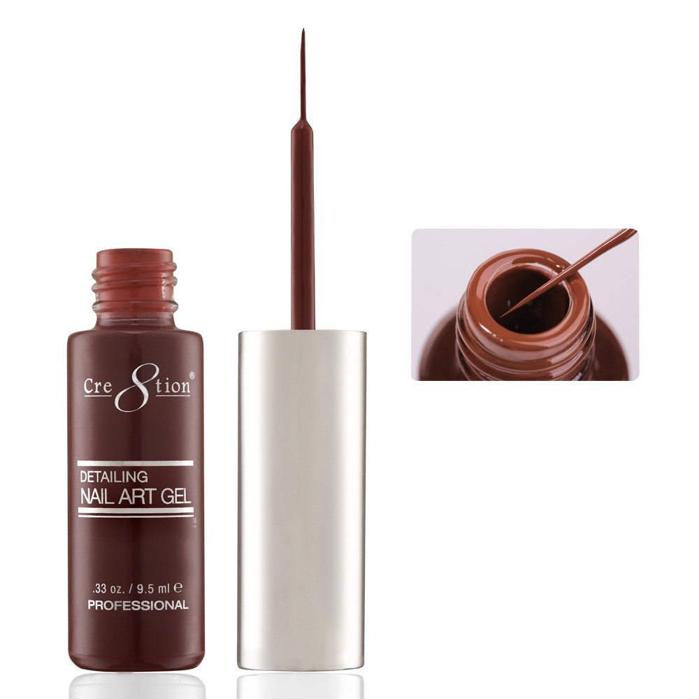 15 Brown - Cre8tion Nail Art Gel