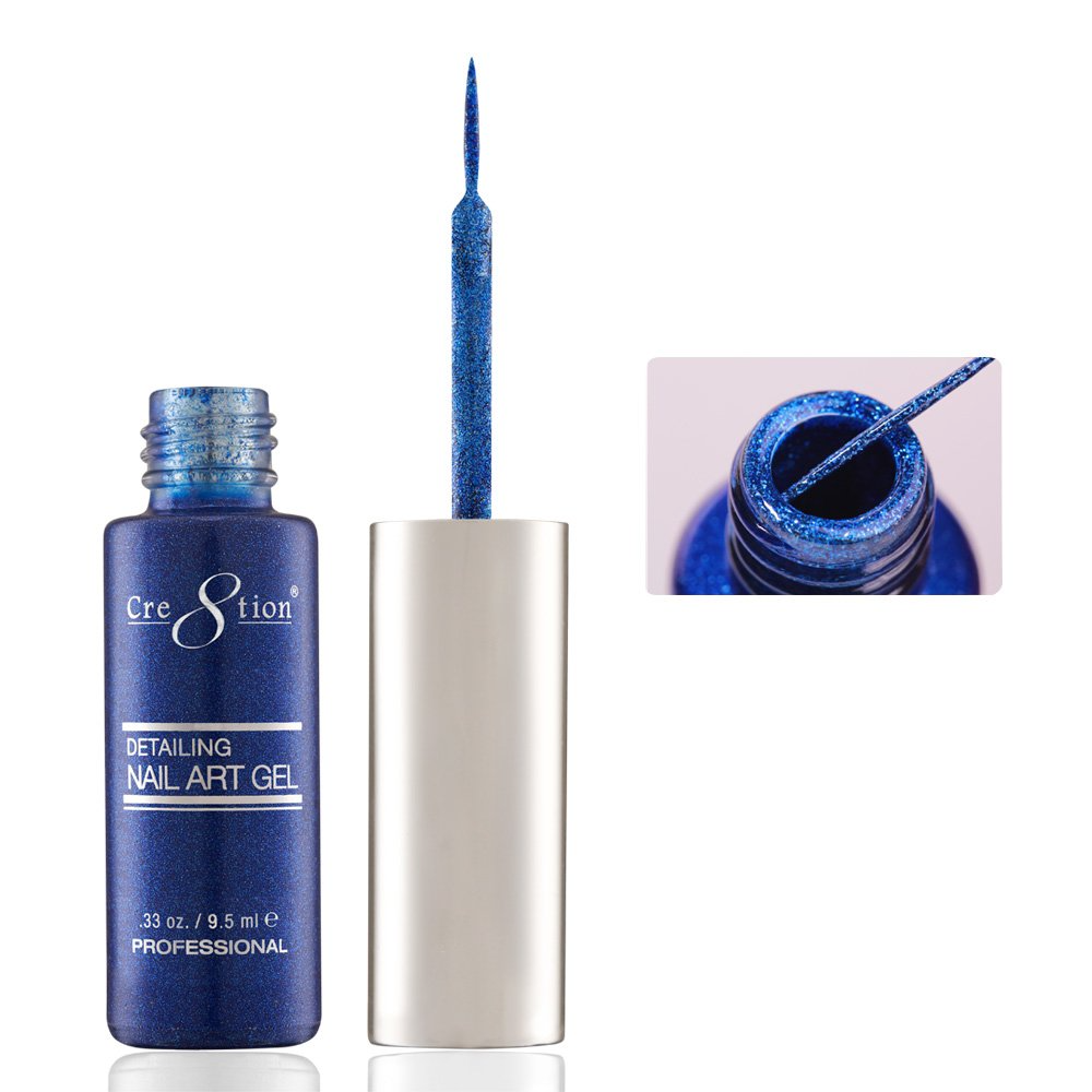 39 Blue Platinum - Cre8tion Nail Art Gel