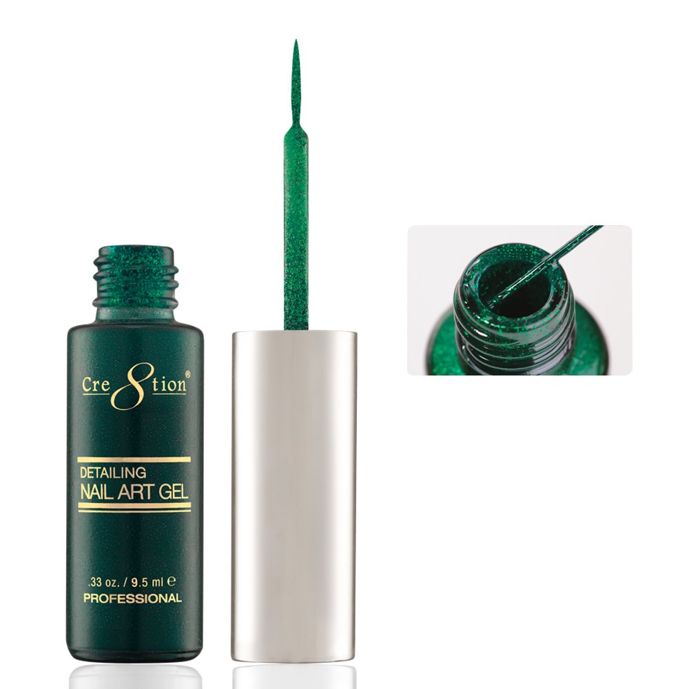 45 Christmas Green - Cre8tion Nail Art Gel