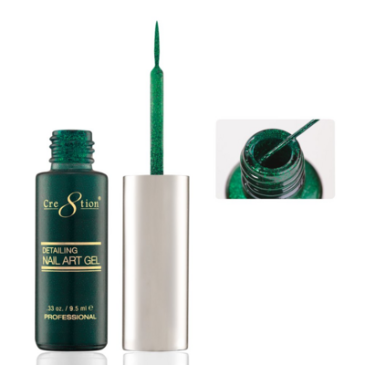 45 Christmas Green - Cre8tion Nail Art Gel