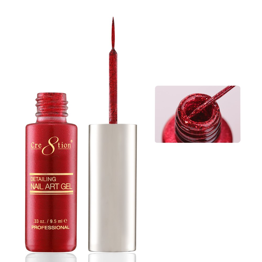 43 Christmas Red - Cre8tion Nail Art Gel