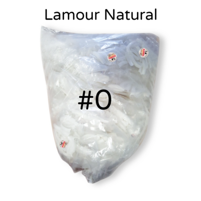 N0 - Lamour Natural Tip - Big Bag 100 count