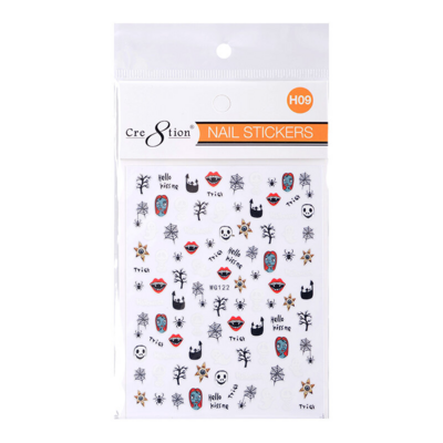 Cre8tion Halloween Nail Art Stickers H09