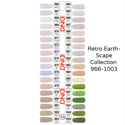 DND Retro Earth-Scape Duo Collection #966-#1003