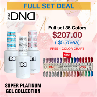 DND Super Platinum 36 Colors FULL COLLECTION