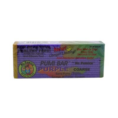 Mr. Pumice Purple Pumi Bar COARSE - 1 pc