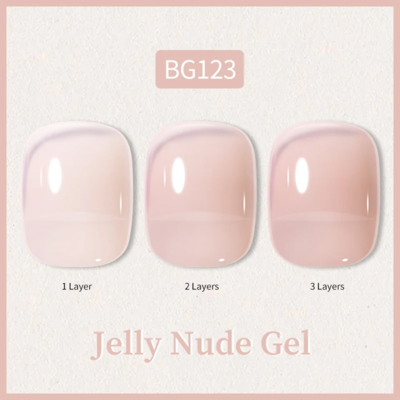 BG123 - Jelly Nude Gel Polish 15ml