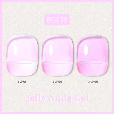 BG128 - Jelly Nude Gel Polish 15ml