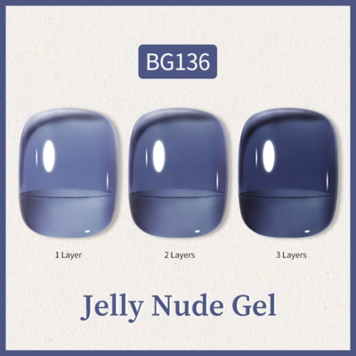BG136 - Jelly Nude Gel Polish 15ml