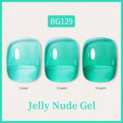 BG129 - Jelly Nude Gel Polish 15ml