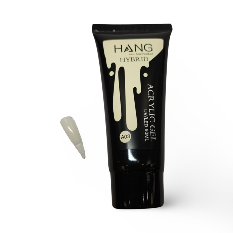 HANG Hybrid Acrylic UV/LED Polygel - A03 Milky Yellow