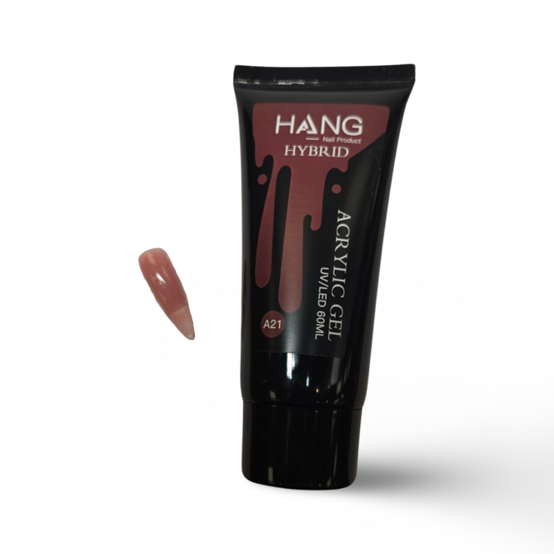 HANG Hybrid Acrylic UV/LED Polygel - A21 Brownish Pink
