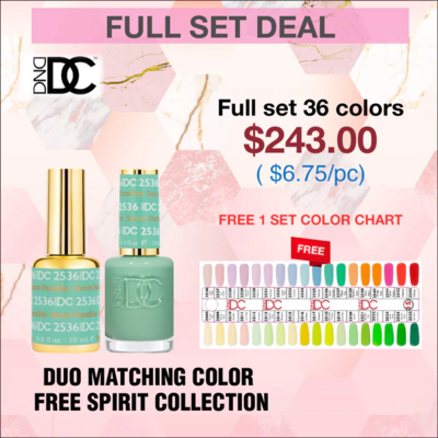 DC Free Spirit FULL COLLECTION - 36 Colors