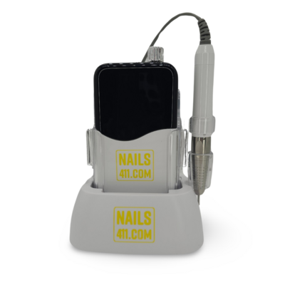 NAILS411 Portable 35K Nail Drill - White