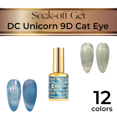 DC Unicorn 9D Cat Eye - 12 Colors
