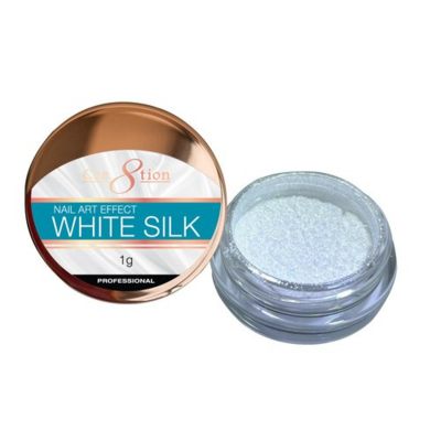 Cre8tion White Silk Chrome Powder