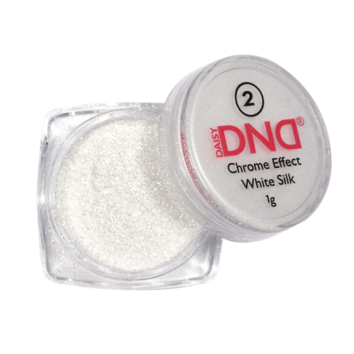 DND White Silk Chrome Effect #02 - 1pc