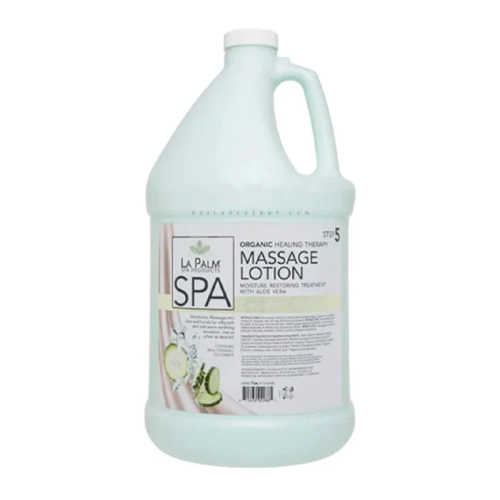 LAPALM Organic Healing Lotion - Cucumber Cashmere, 1 Gallon